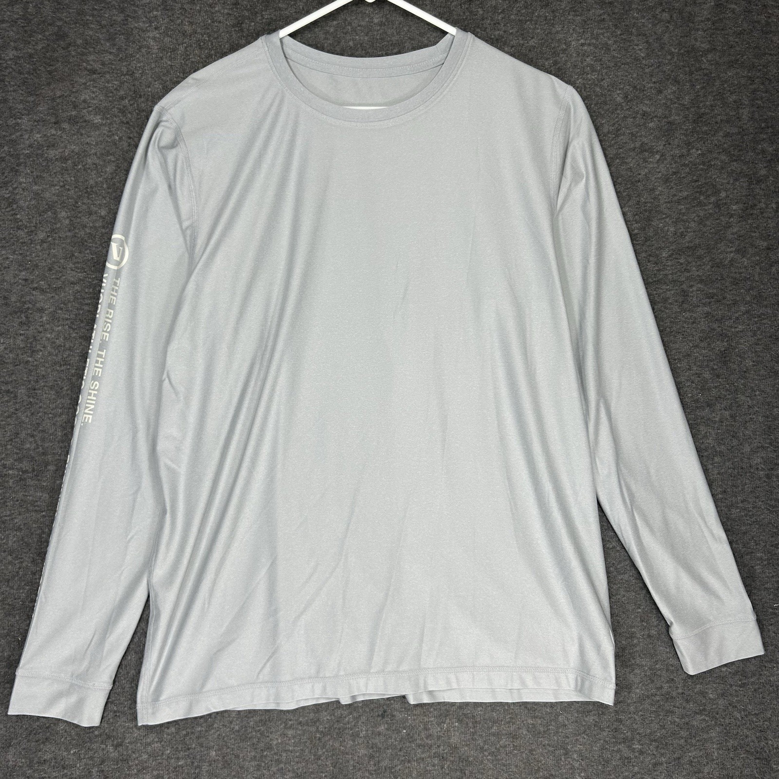 Vuori Shirt Mens Xl Gray Uluwatu 23 Water Tee Long Sleeve Lightweight